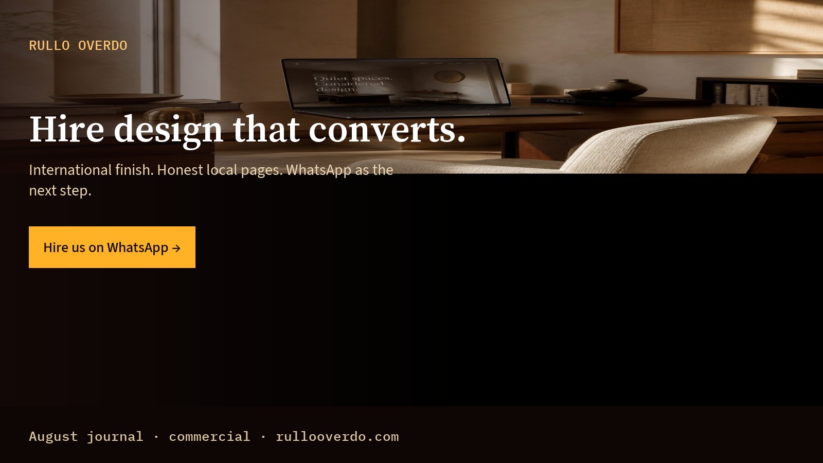 Hire design that converts.