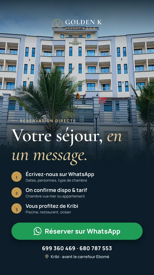 Golden K Hotel Resort — whatsapp status · booking